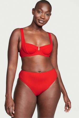 Victoria's Secret Swim Bikini Top Schwarz | 203-ORGVMP