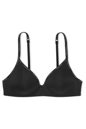Victoria's Secret The T-Shirt Smooth Non Wired T-Shirt Bra Schwarz | 916-ILCQRG