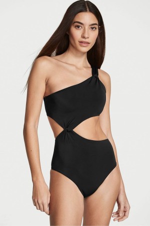 Victoria's Secret Twist Swimsuit Schwarz | 206-YIRZQD