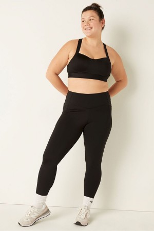 Victoria's Secret Ultimate V High Taille Full Length Legging Schwarz | 419-PQAFJR