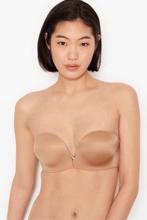 Victoria's Secret Very Sexy Add 2 Cups Smooth Multiway Strapless Bra Sweet Praline Nude | 269-LXHQRZ