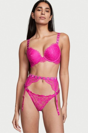 Victoria's Secret Very Sexy Shine Riemen Suspenders Rosa | 145-NDHJKM