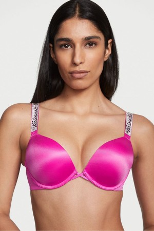 Victoria's Secret Very Sexy Shine Riemen Add 2 Cups Bombshell Bra Schwarz | 486-NGPHSZ