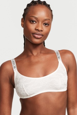 Victoria's Secret Very Sexy Shine Riemen Spitze Bralette Schwarz | 013-OEGNHS