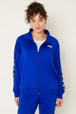 Victoria's Secret Zip Up Long Sleeve Sweatshirt Kaffee Braun | 093-IPWDNH